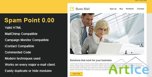 ThemeForest - Buss Clean Email Template - RIP