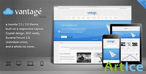 ThemeForest - Vantage v1.0.4 - Clean Responsive Joomla Theme - Update