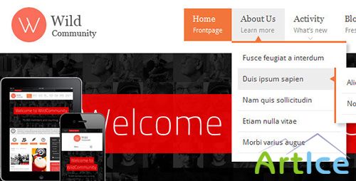 ThemeForest - WildCommunity v1.1.6 - BuddyPress Theme