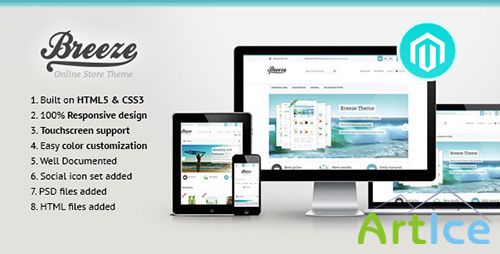 ThemeForest - Breeze - Responsive Magento Theme - FULL