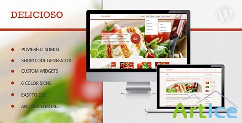 ThemeForest - Delicioso v1.2 - Delicious WordPress Restaurant Theme