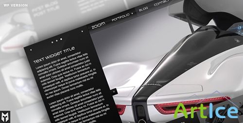 ThemeForest - WordPress Zoom Portfolio + Blog v1.2.1