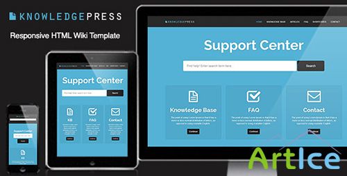 ThemeForest - Responsive Knowledge Base & FAQ HTML Template - RIP