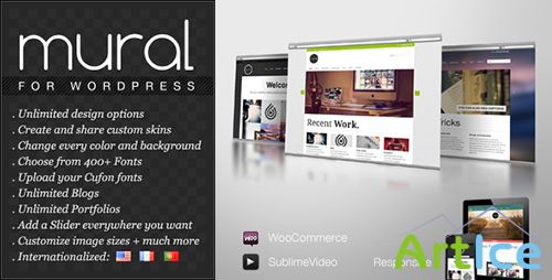 ThemeForest - Mural v1.6 - Business & Portfolio WordPress Theme