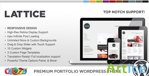 ThemeForest - WP Lattice Responsive Portfolio Theme v1.1.1