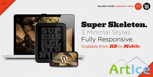 ThemeForest - Super Skeleton WP v2.0.6.1: Responsive, Minimal, Beautiful