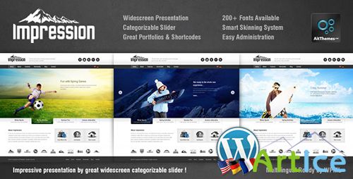 ThemeForest - Impression Premium Corporate Presentation WP Theme v1.14