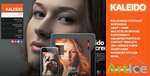 ThemeForest - Kaleido Responsive Fullscreen Studio v1.2 for WordPress