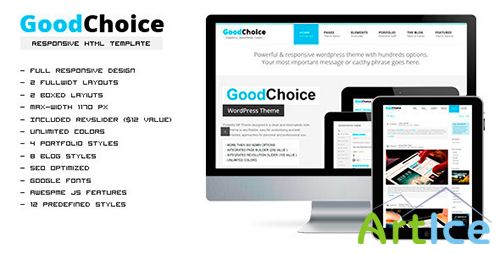 ThemeForest - GoodChoice Responsive HTML Template - RIP