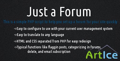 CodeCanyon - Just a Forum v2.1.1