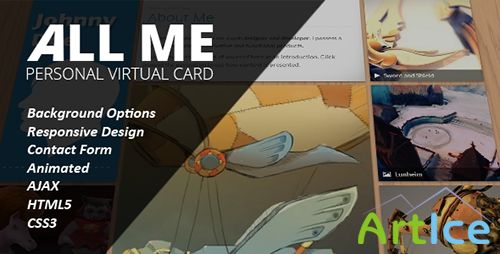 ThemeForest - All Me Responsive vCard - RIP