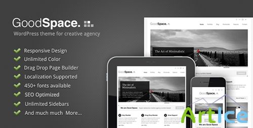 ThemeForest - Good Space v1.0.8 - Responsive Minimal WP Theme