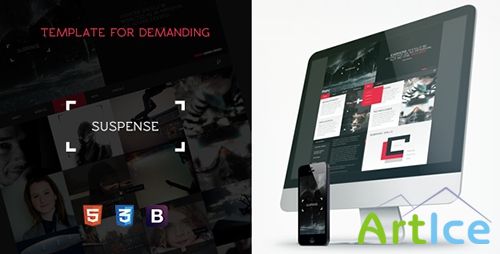 ThemeForest - SUSPENSE - Responsive HTML Template - RIP