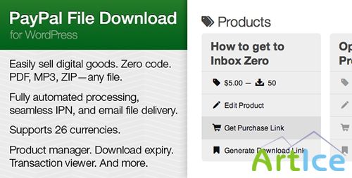 CodeCanyon - PayPal File Download v1.3 WordPress Plugin - (Update)