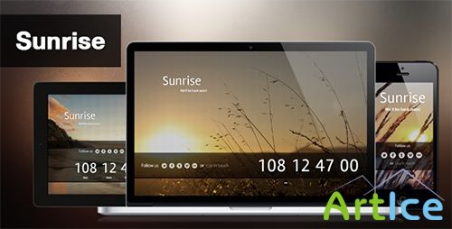 ThemeForest - Sunrise v1.1 - Coming Soon Page