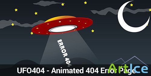 ThemeForest - UFO 404 - Animated 404 Page - RIP