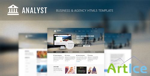 ThemeForest - Analyst - Business & Agency HTML5 Template - RIP