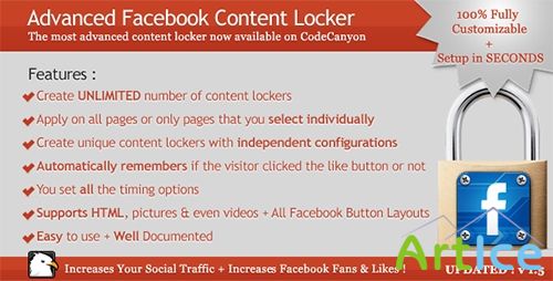 CodeCanyon - Advanced Facebook Content Locker v1.0