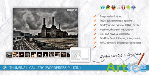 CodeCanyon - Thumbnail Gallery (WordPress Plugin) v2.0