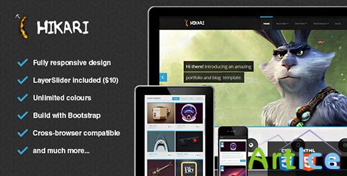 ThemeForest - Hikari - Premium Portfolio and Blog Template - RIP