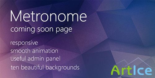 ThemeForest - Metronome - Coming Soon Page - RIP