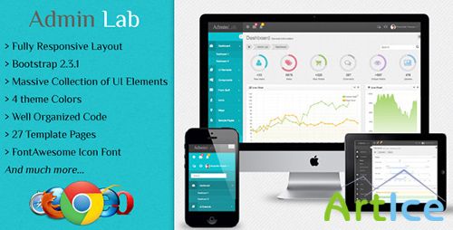 ThemeForest - Admin Lab - Responsive Admin Dashboard Template - RIP