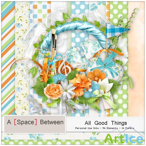 Scrap Set - All Good Things PNG and JPG Files