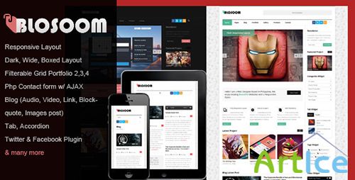 ThemeForest - Blosoom - Responsive Business HTML5 Template - RIP