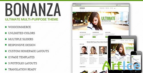 ThemeForest - Bonanza v1.0 - Responsive Multi-Purpose WordPress Theme