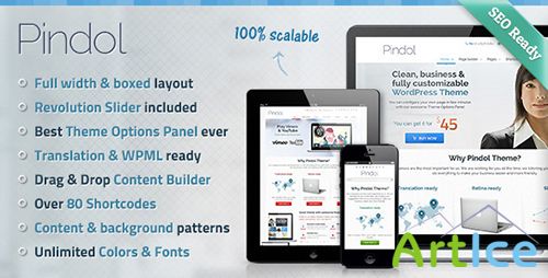 ThemeForest - Pindol v1.1.0 - Premium WordPress Theme