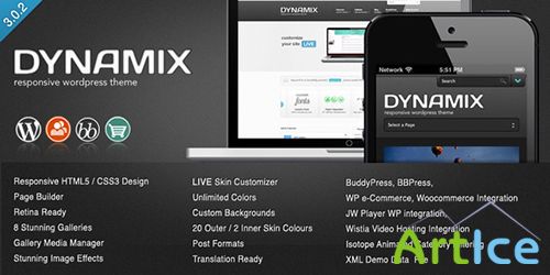 ThemeForest - DynamiX v3.0.2 - Premium Wordpress Theme