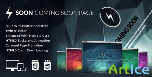 ThemeForest - Soon - Coming Soon Template - RIP