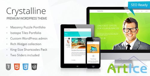 ThemeForest - Crystalline v1.0 - Ultimate Business WordPress Theme