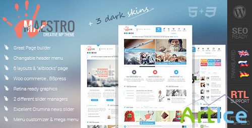 ThemeForest - Maestro v1.3.6 - Fully-functional Business Instrument