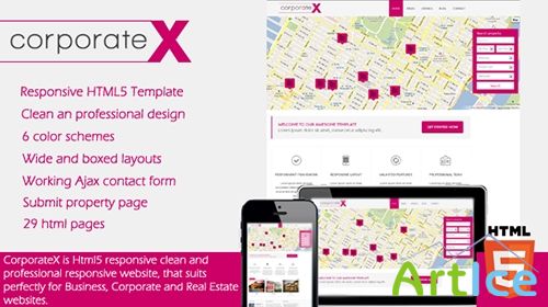 Mojo-Themes - CorporateX - Real Estate/Corporate HTML5 Template