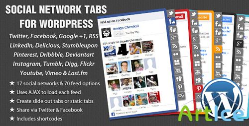 CodeCanyon - Social Network Tabs v1.7 For Wordpress