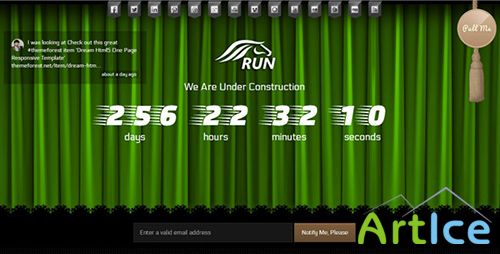 ThemeForest - Run Coming Soon html5 Template - RIP