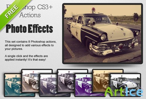 Designtnt - Photo Effects Action Set