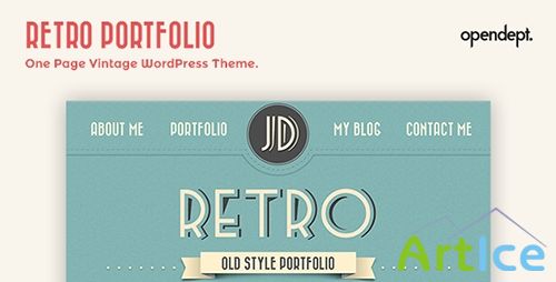 ThemeForest - Retro Portfolio v3.3 - One Page Vintage WP Theme