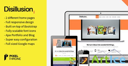 ThemeForest - Disillusion v1.0.2 - One Page Responsive Portfolio