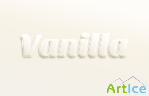 Vanilla PSD Text Effect