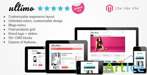 ThemeForest - Ultimo v1.3.2 - Fluid Responsive Magento Theme