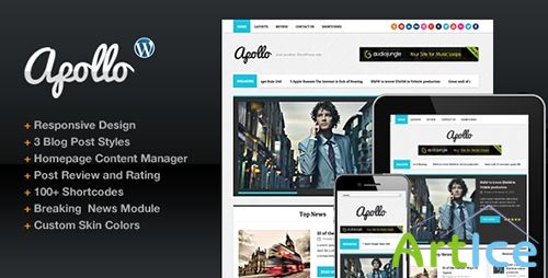 ThemeForest - Apollo v1.2.2 - Modern Magazine Newspaper Template