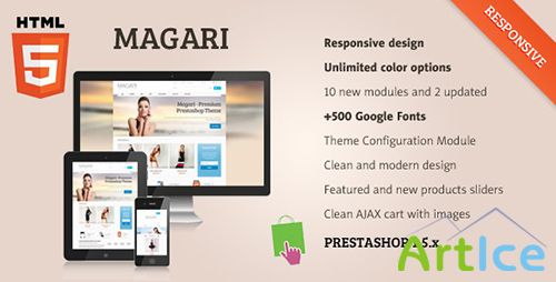 ThemeForest - Magari - Responsive Prestashop Theme