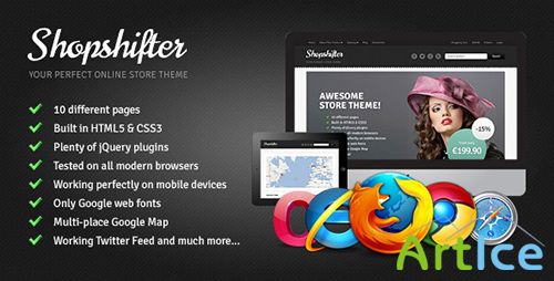 ThemeForest - Shopshifter - Premium HTML Theme - FULL