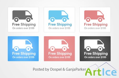 PSD Web Design - Beautiful Shipping Banner