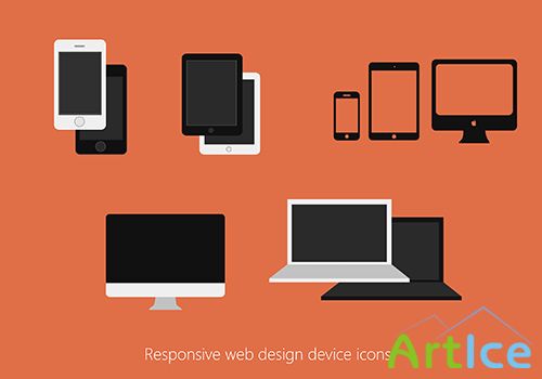 PSD Icons - Responsive Web Design Devices