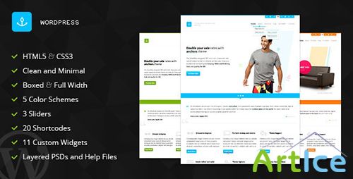 ThemeForest - Anchors v1.0 - Portfolio and Business WordPress Theme