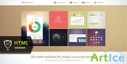 ThemeForest - Metro Vibes - Showcase HTML Theme - RIP