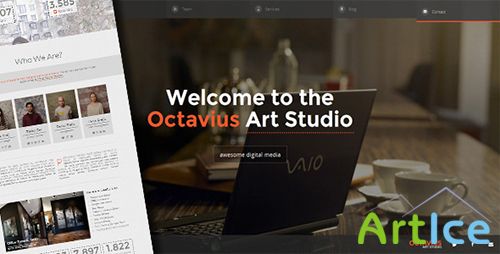 ThemeForest - Octavius - Responsive One Page Template - RIP